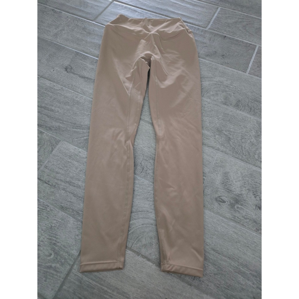 CSB x Isabelle Mathers Freedom Leggings Tan High Rise Activewear Womens Medium